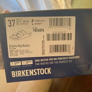 Birkenstock Arizona Big Buckle Sandals - Pink and Gold